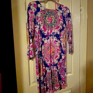 Lilly Pulitzer Bay Dress M Play That Trunky Music